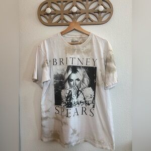 Britney Spears Graphic Print Tee Size Large